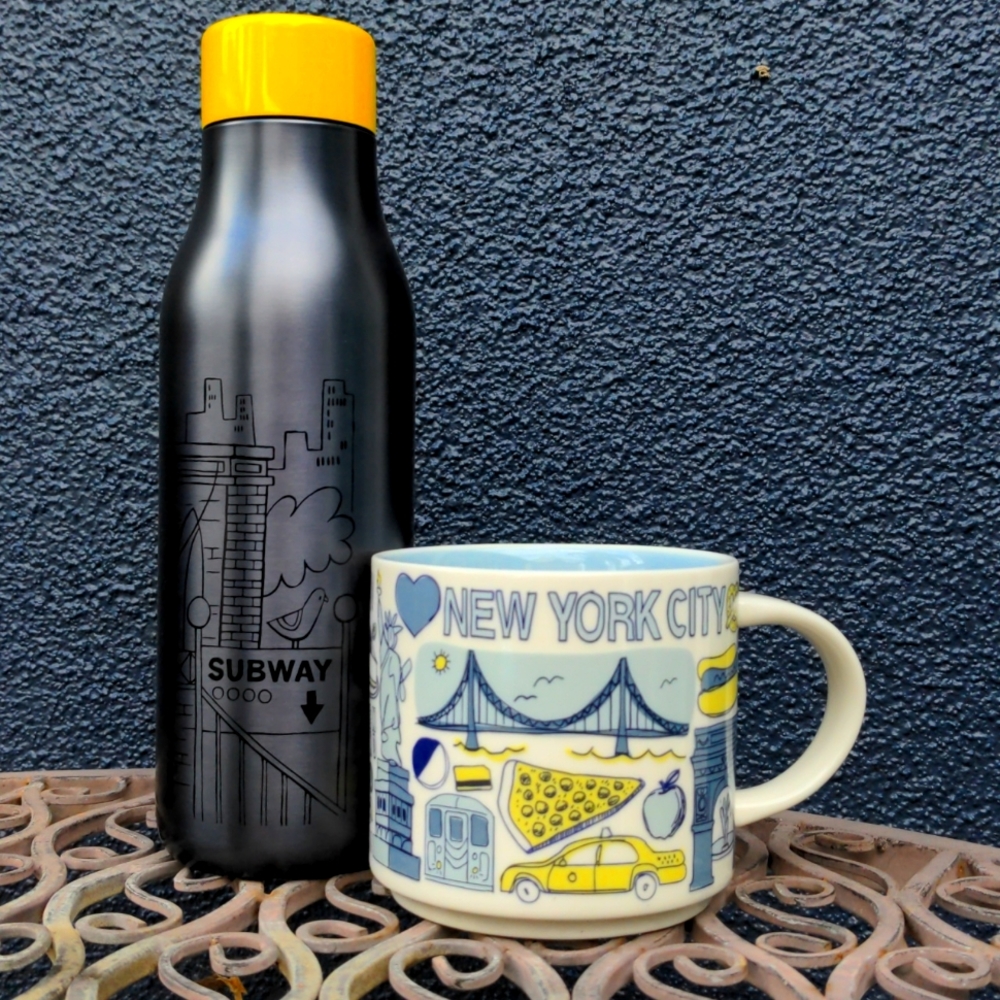 Starbucks collectable New York cups